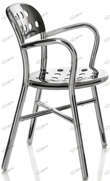 Magis Штабелируемый садовый стул с подлокотниками Pipe sun-id-1362267