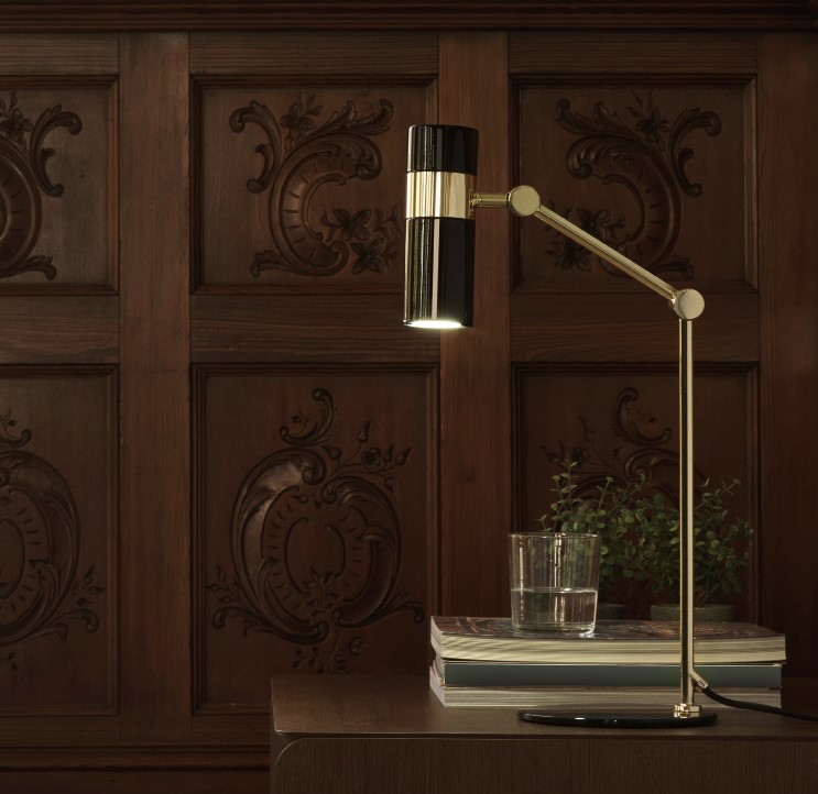 032360 Настольная лампа черный - золотой Aromas del Campo Pago  - Вид №1