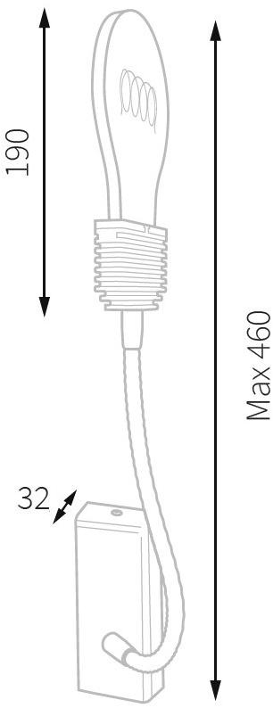 Essenzialed Регулируемый светодиодный настенный светильник Cara vecchia lampadina sun-id-1428161 - Вид №2
