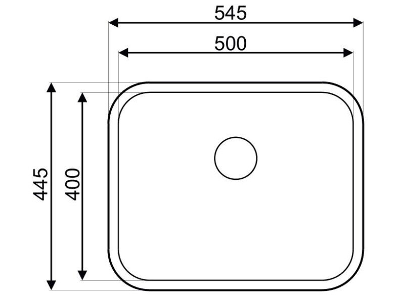 Мойка для кухни Beat 500UX Plus NAVAKO 13014 - Вид №2