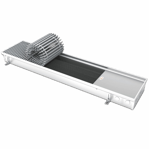 Конвектор напольный Wilma KX -1250 с тангенциальным вентилятором нержавеющая сталь KBX1253031250