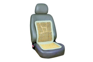15881095 Накидка на сиденье - шариковый массажер бежевый CLASSIC AV-010258 AUTOVIRAZH