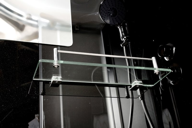 ЕМ1511 L N (без крыши) Душевая кабина DETO Серия EM B90S+ эл. BLACK - Вид №10