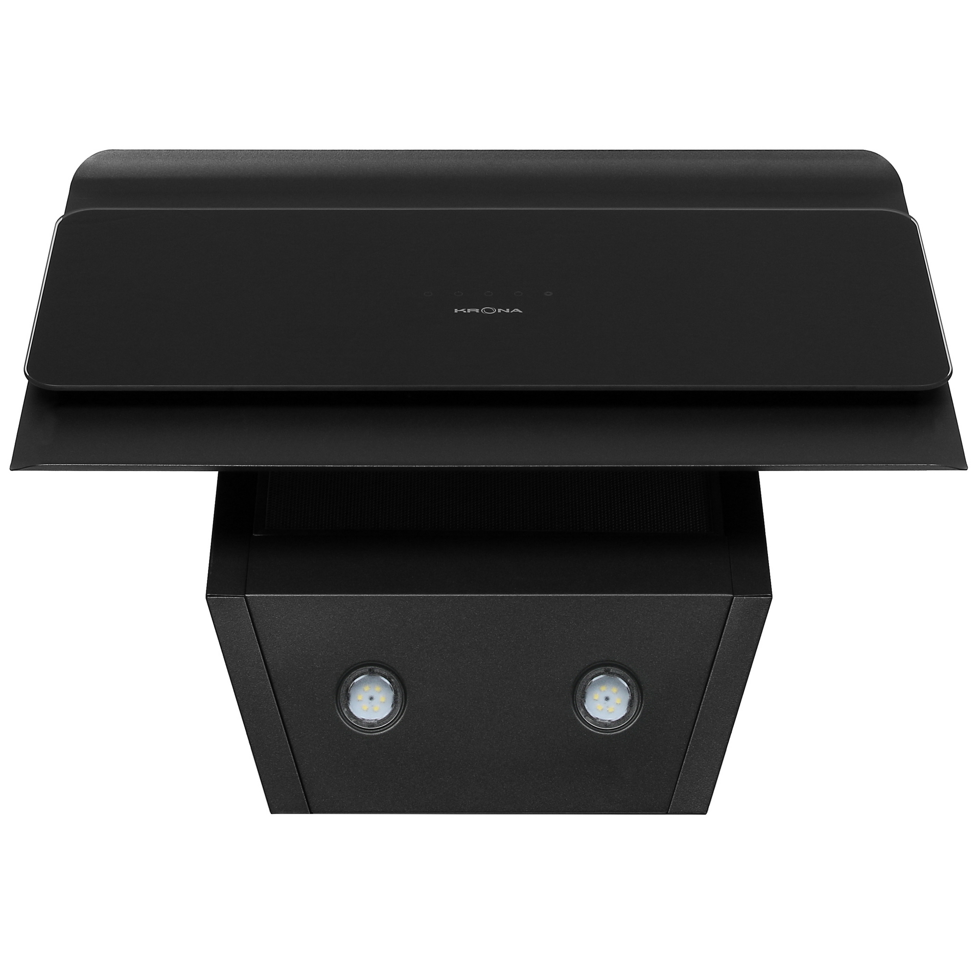 9046666 Вытяжка наклонная KRONA URAN 600 DN BLACK 4S серый/черный STDN-0137972 - Вид №6