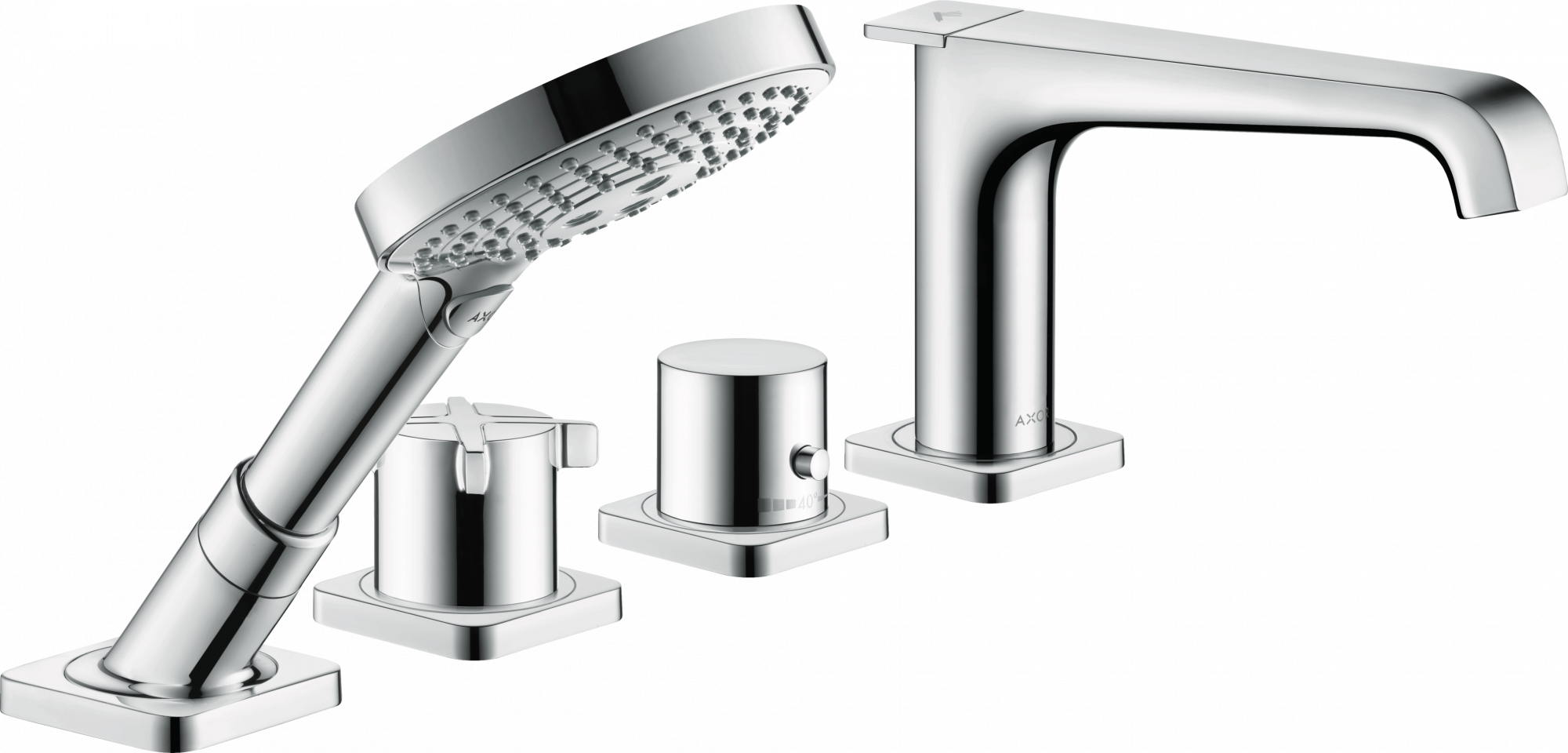 36410000 Смеситель для ванны термостатический AXOR CITTERIO E на 4 отверстия