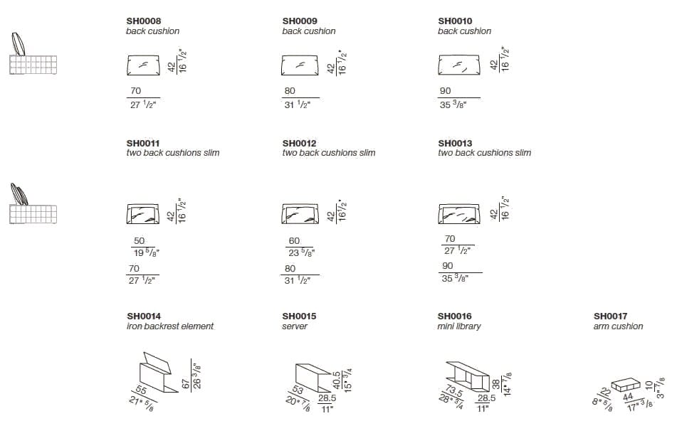 Угловой диван с журнальной стойкой BODEMA SHANGHAI ARCH-00143450 - Вид №15