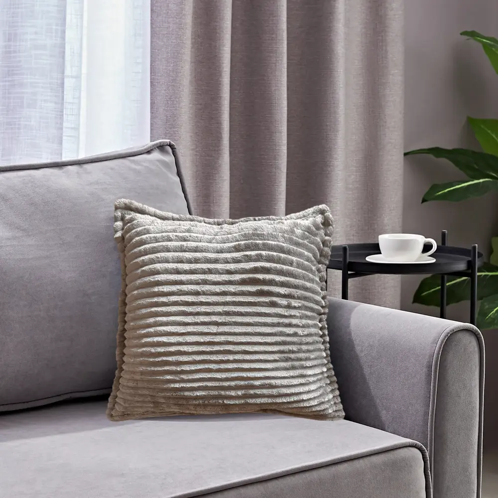 Декоративная подушка SEASONS Line 45×45 см серо-коричневая 89437503 STLM-1576533 - Вид №5