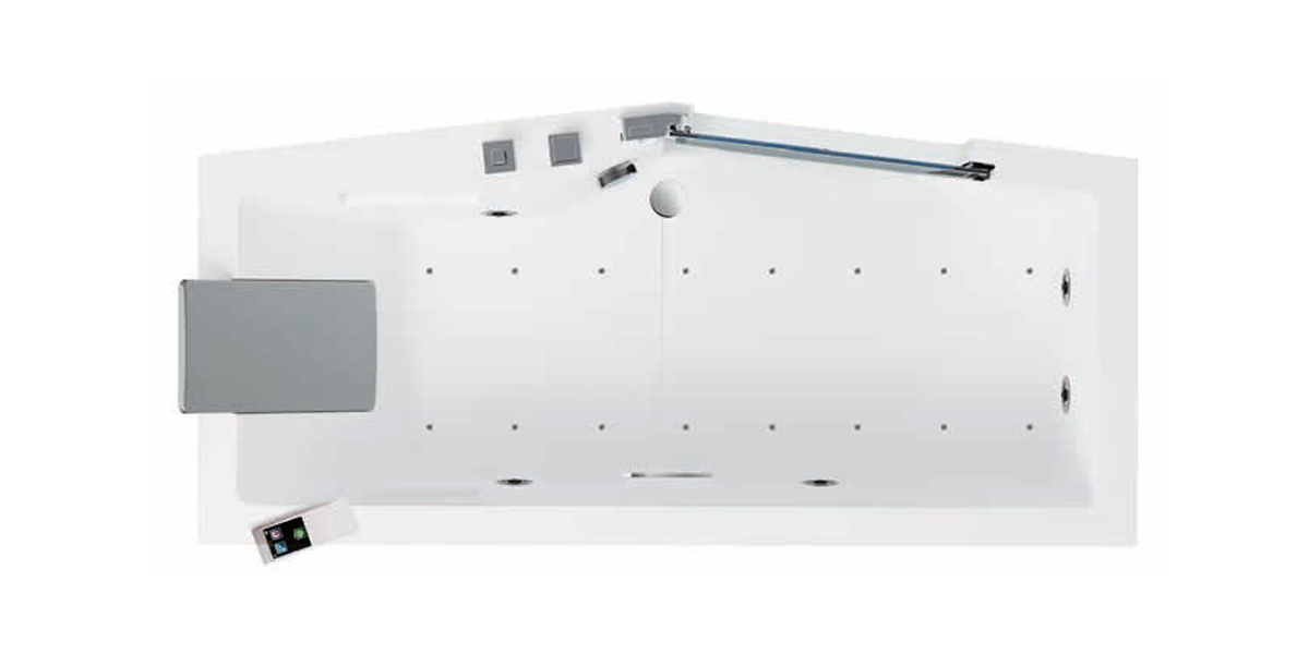 IRI418085TFDA2KIRIS2V80D1K Душевое ограждения на борт вынны Novellini Италия - Вид №1