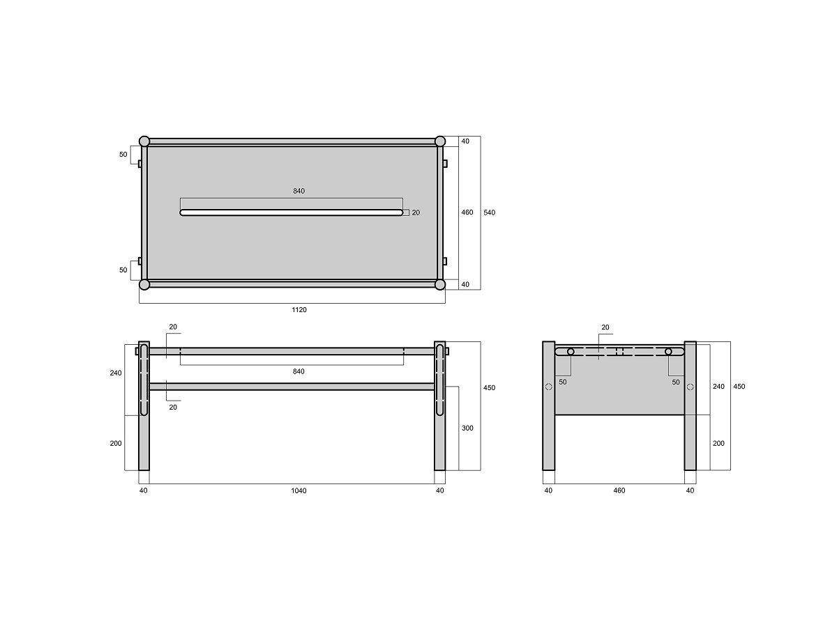 Дубовая скамья Joyf Wabi ARCH-00015220 - Вид №1