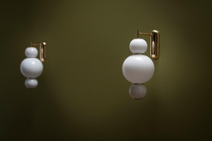 Formagenda Настенный светильник из светодиодного стекла с диммером Pearls sun-id-1461593 - Вид №19