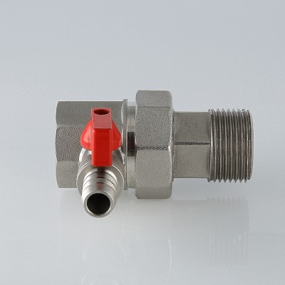 VT.537.N.06 Сгон-отсекатель с дренажным краном Valtec 1"  - Вид №2