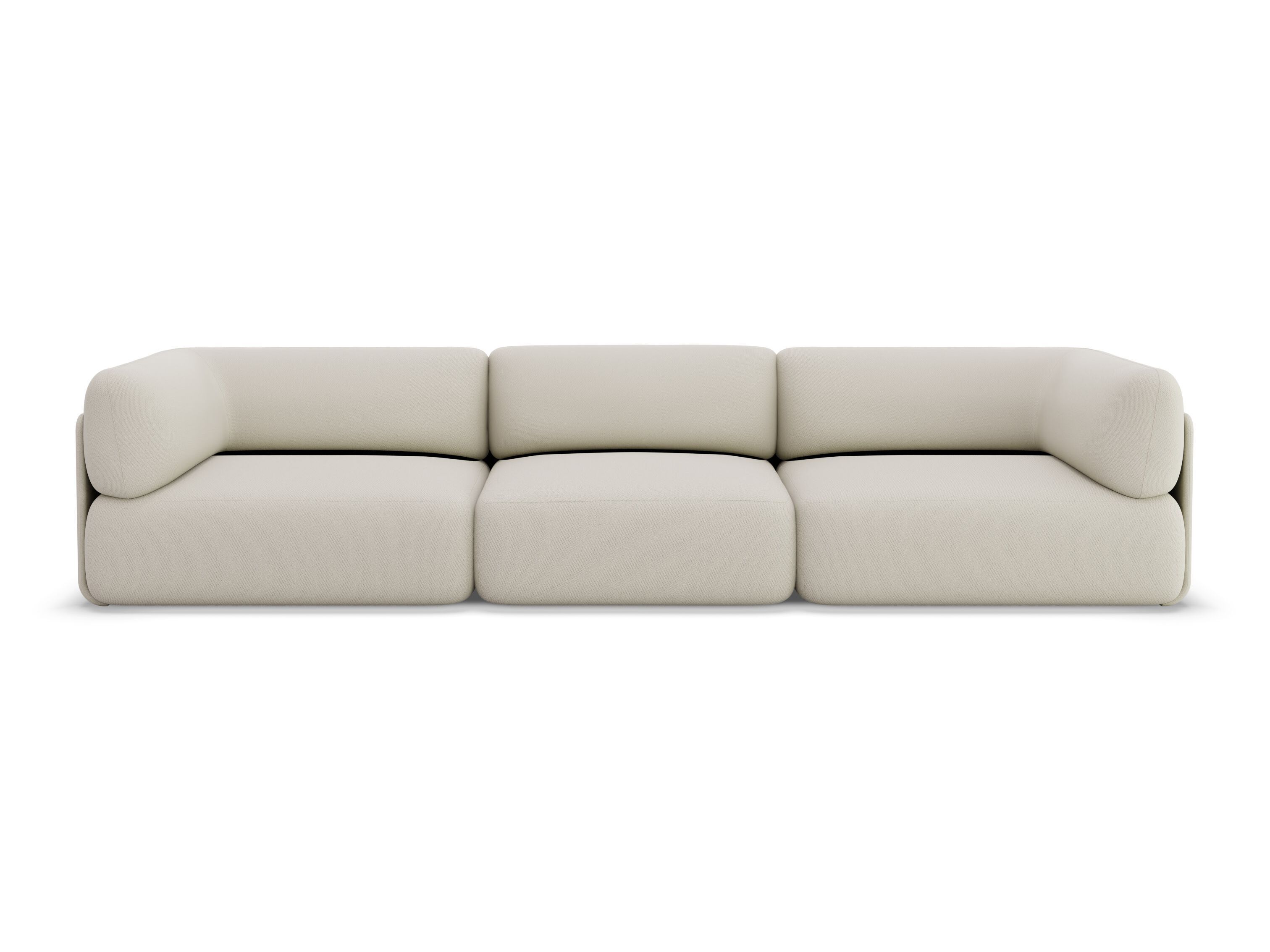 3-местный тканевый диван Noah Living торий ARCH-00042377 - Вид №2