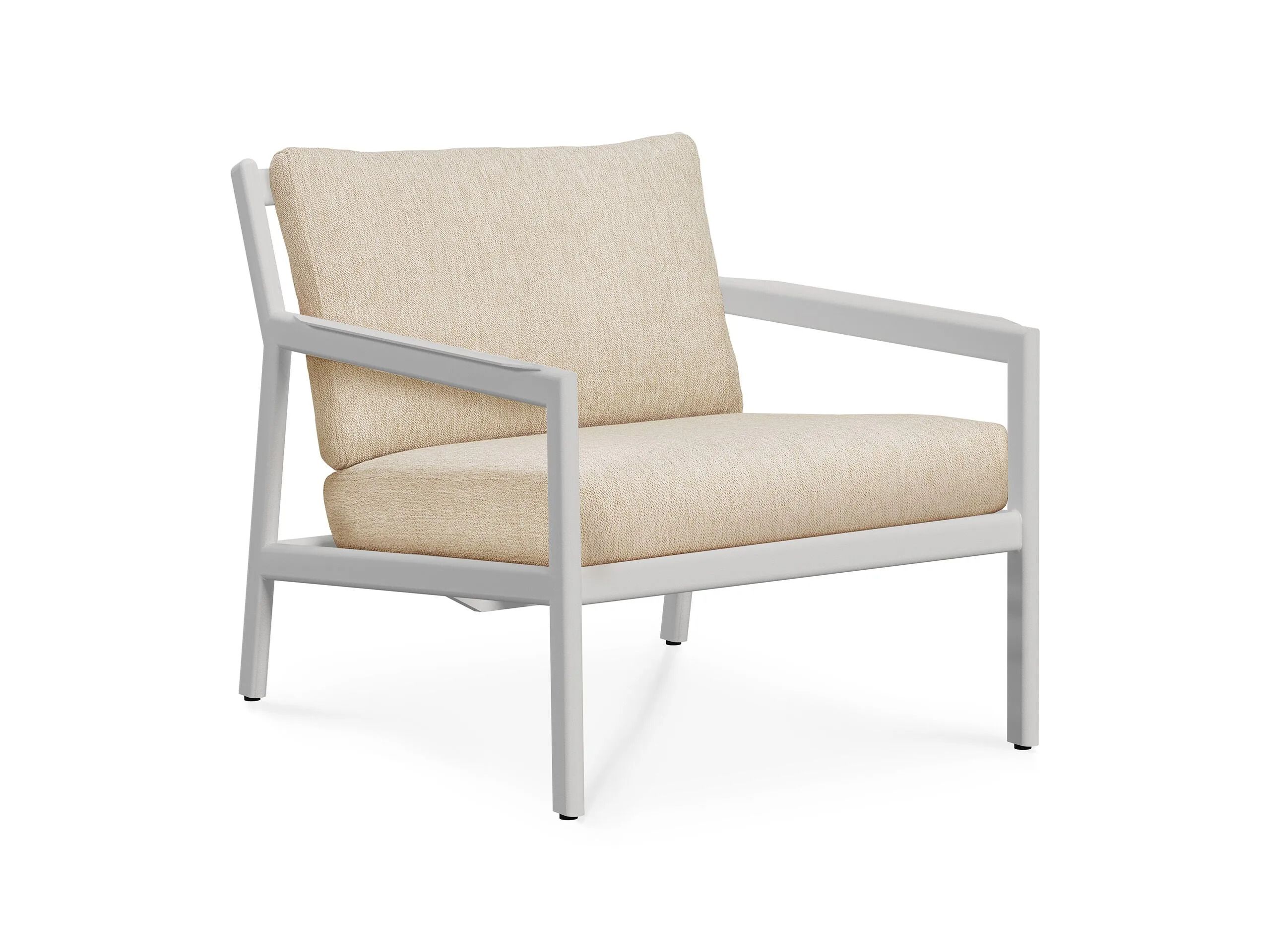 Порошковое покрытие алюминиевый мягкий садовый стул с подлокотниками Ethnicraft Джек ARCH-00113822