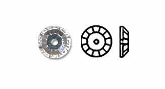 3128 Страз пришив. Crystal 4 мм кристалл белый ( crystal 001) Сваровски 