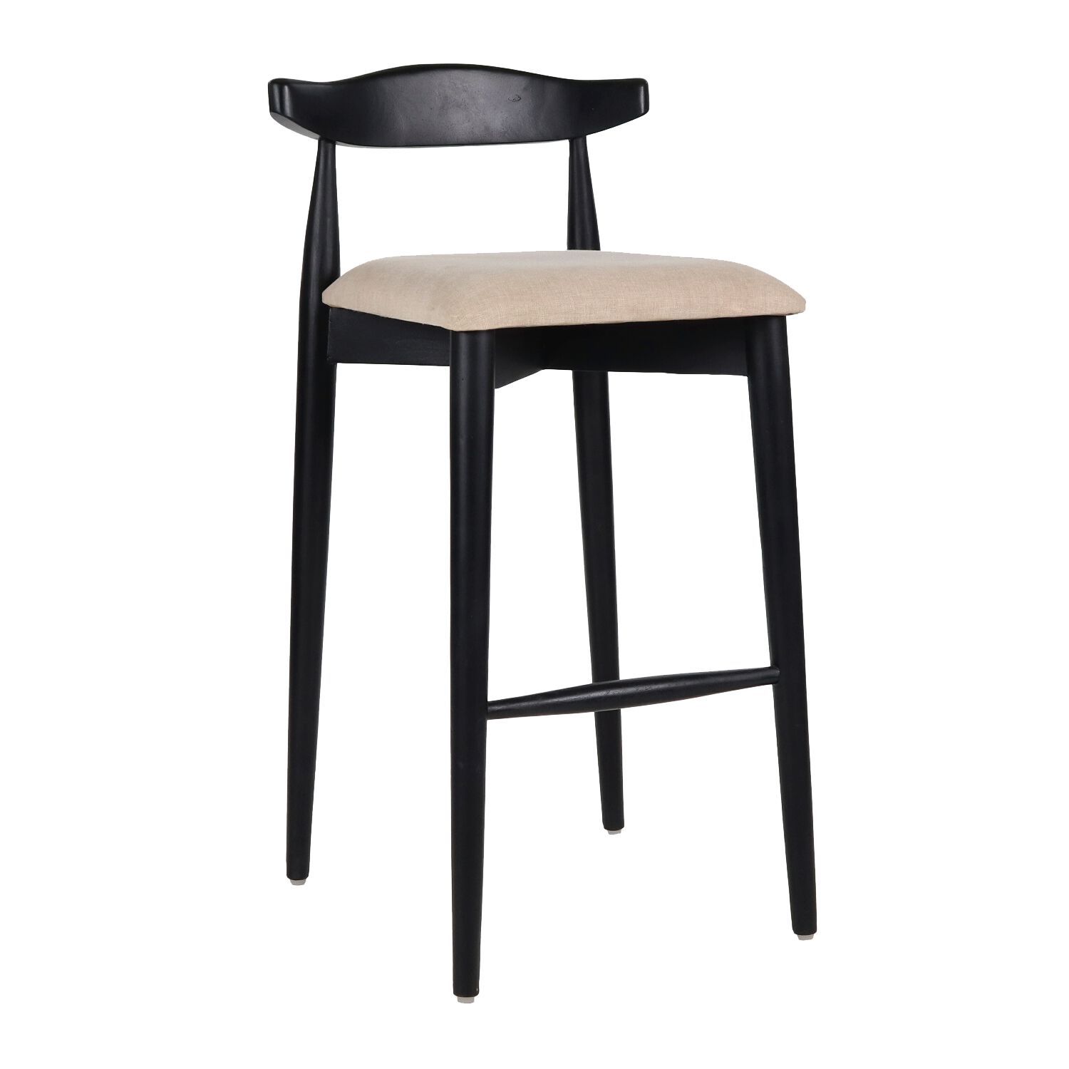 Высокий стул из акации с мягким сиденьем POMAX Madela ARCH-00090445 - Вид №22