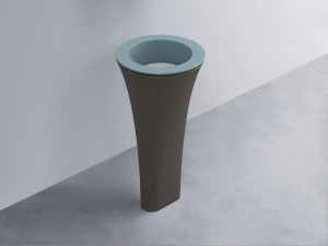 AMLA45-PL+AMPILT-PM+AMCOLT-FN Раковина Amedeo Tondo отдельностоящая cielo Enjoy + Amedeo