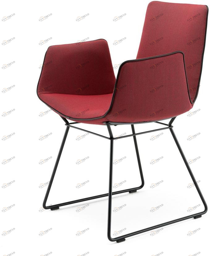 Freifrau Тканевый стул на санках с подлокотниками Amelie sun-id-1492903