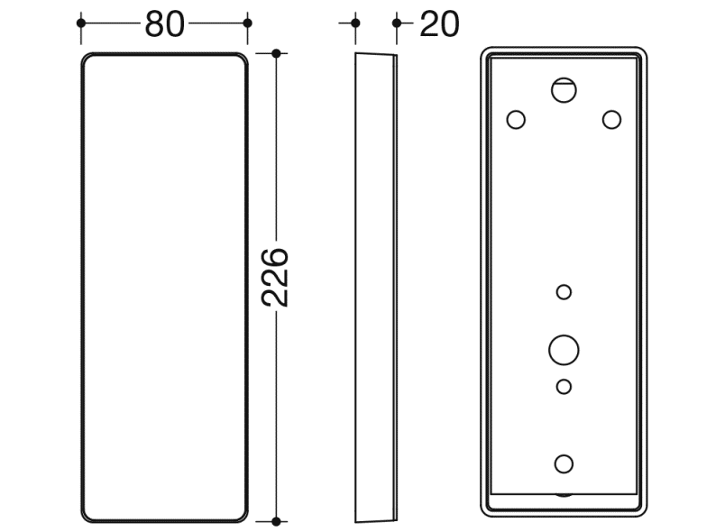 900.50.003XA монтажная пластина с крышкой HEWI Stützen  - Вид №5
