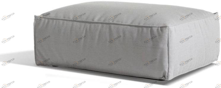 Skargaarden Прямоугольный садовый пуф из ткани sunbrella® Asker sun-id-1358267