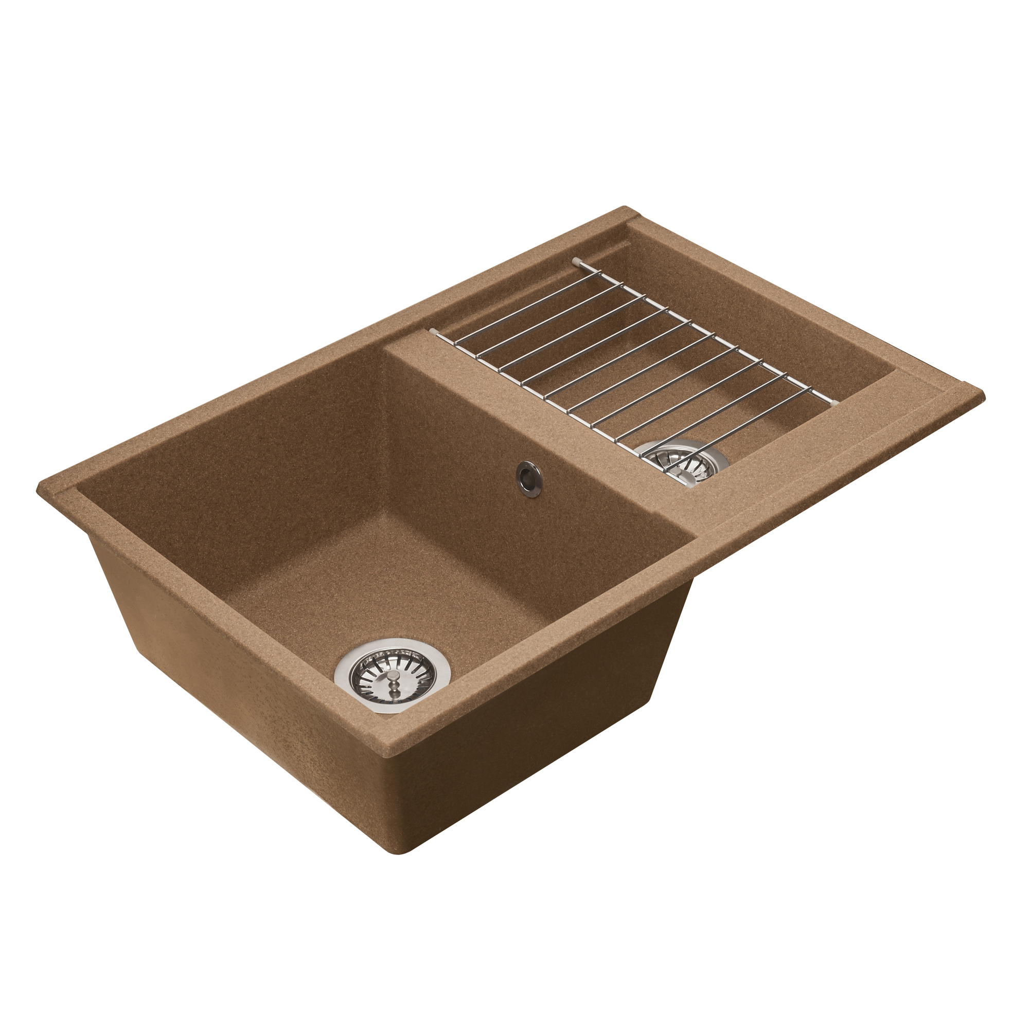1A723132DE270 Мойка кухонная прямоугольная AQUATON ДЕЛИЯ - Вид №3