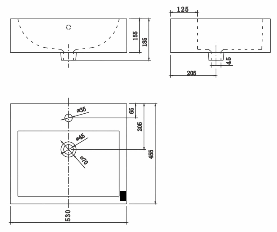 CL3136 Раковина накладаная SSWW CL  - Вид №3