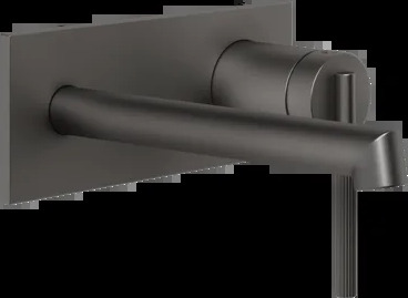 Смеситель для умывальника 63588 707 Gessi Ingranaggio ЧЕРНЫЙ МЕТАЛЛ BR. PVD