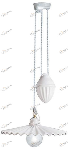 FERROLUCE Регулируемый керамический подвесной светильник L'aquila C008