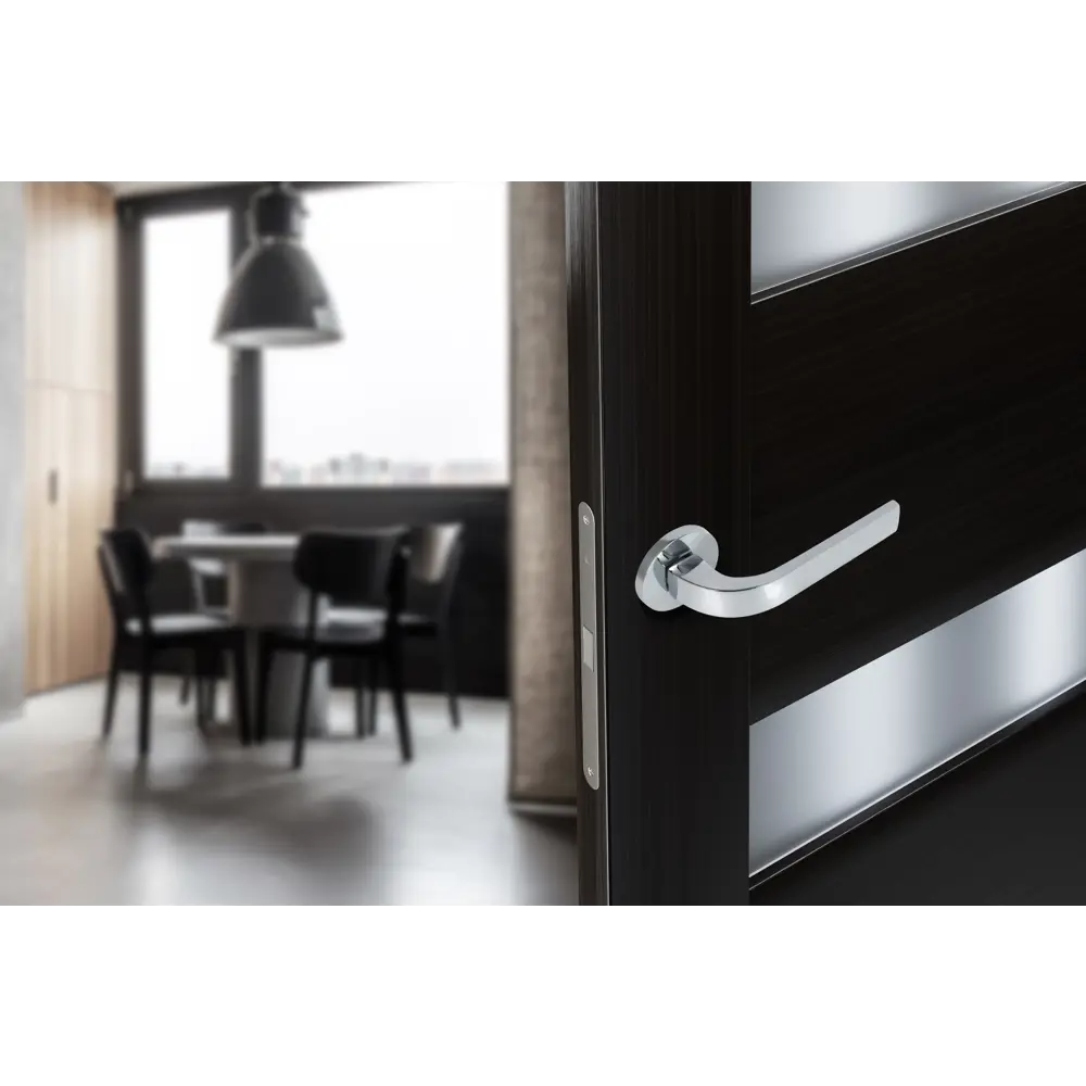 Дверные ручки Edson EDS-93H-R2 на розетке, хром 85168440 STLM-0059325 - Вид №10