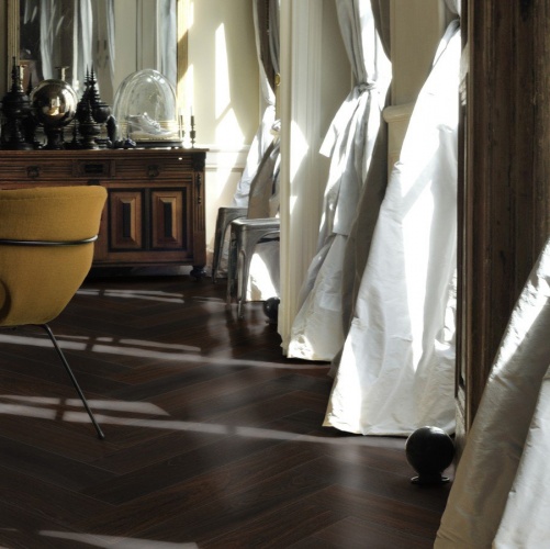 Паркет Ёлка Solidfloor New classic Лувр 1126206 Дуб Натур (Рельефная) 610х122 мм 1500200201 - Вид №3