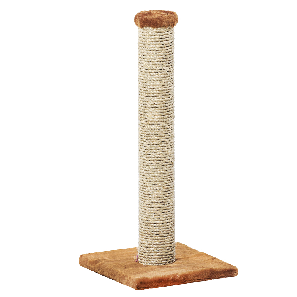 УТ0008737 Когтеточка для кошек сизалевая, столбик толстый, 65см ПУШОК 