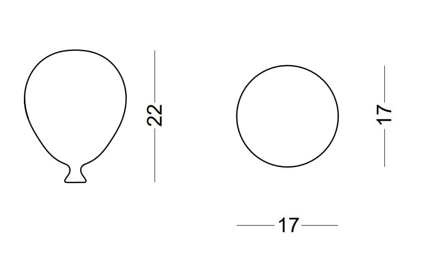 Светодиодный подвесной светильник из полиэтилена SLIDE BALLOON ARCH-00048347 - Вид №7