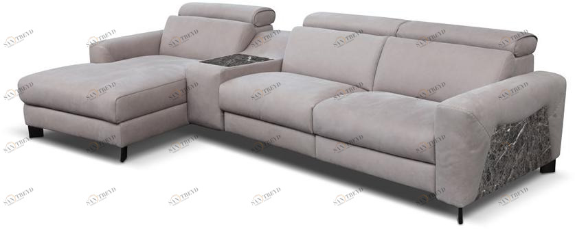 Rossini Sofas Модульный раскладной диван с шезлонгом sun-id-1374668