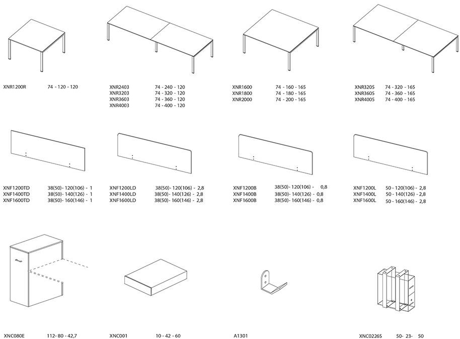 Ultom Исполнительный угловой письменный стол из меламина с ящиками 6x3 sun-id-1396678 - Вид №3