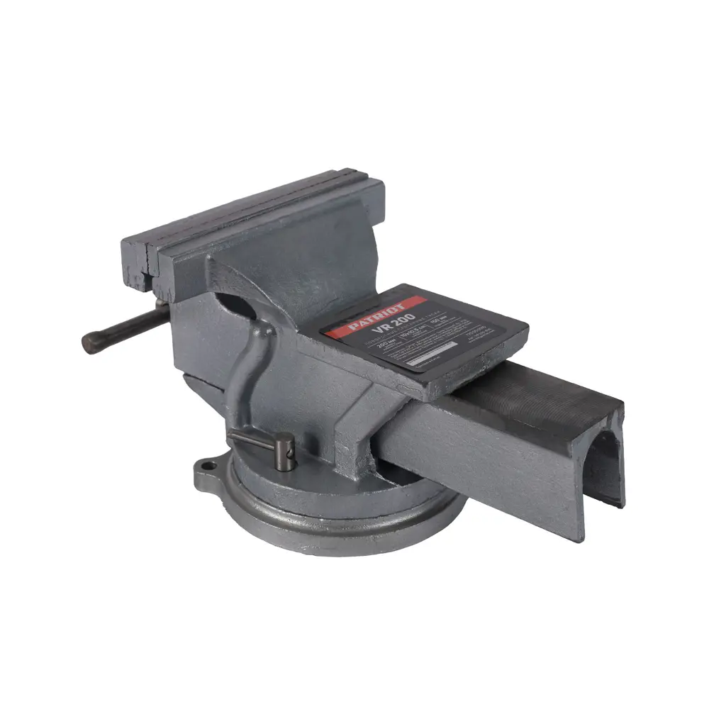 Поворотные слесарные тиски Patriot с наковальней 200 мм 82890301 STLM-1502262 - Вид №4