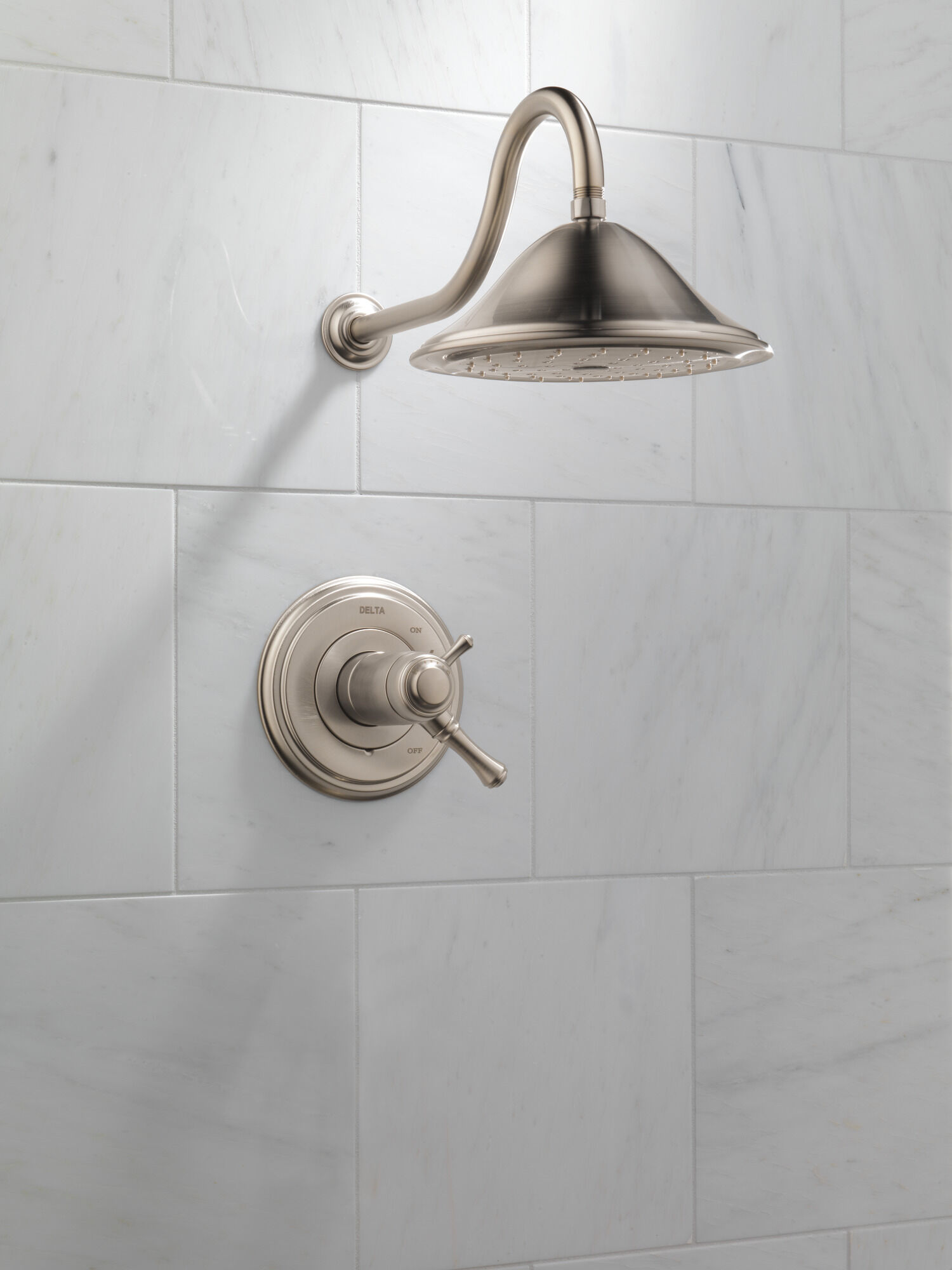 T17T297-SS Отделка для душа TempAssure® серии 17T Delta Faucet Cassidy Нержавеющая сталь  - Вид №7