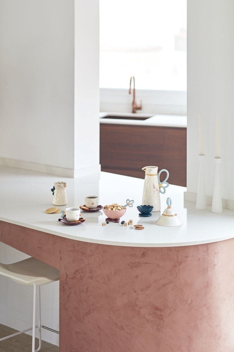 Набор фарфоровых кофейных чашек с блюдцем Lladró Kawki ARCH-00113787 - Вид №2