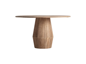 Круглый деревянный стол