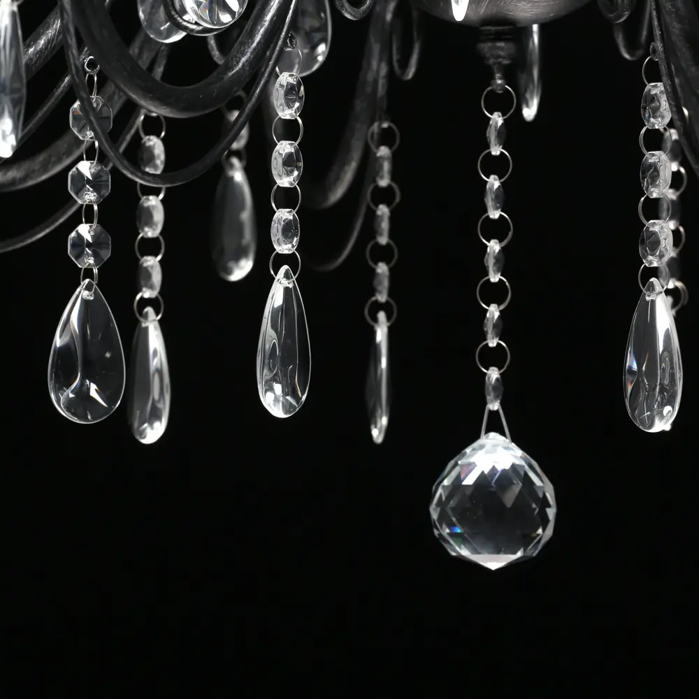 Люстра De Markt Аврора с хрустальными подвесками для гостиной и столовой 82312578 STLM-0024422 - Вид №13