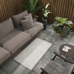 Циновка Дели 60x110 см полипропилен 84116_53211 цвет кремовый