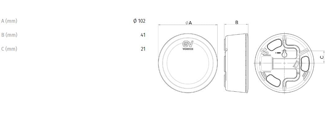 Датчик качества воздуха Vortice бюстгальтер.VO ARCH-00036308 - Вид №7