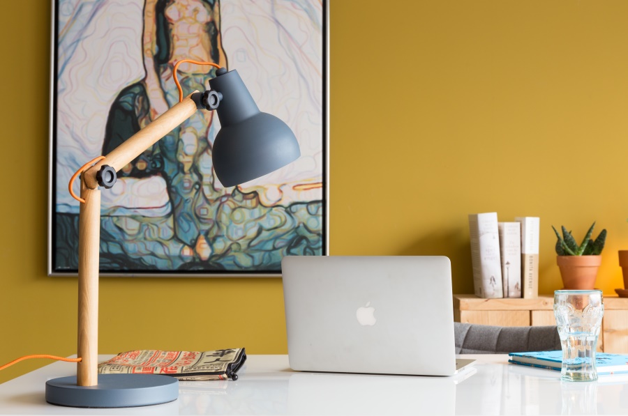 Лампа настольная Study, темно-серая Zuiver 5200013 - Вид №6