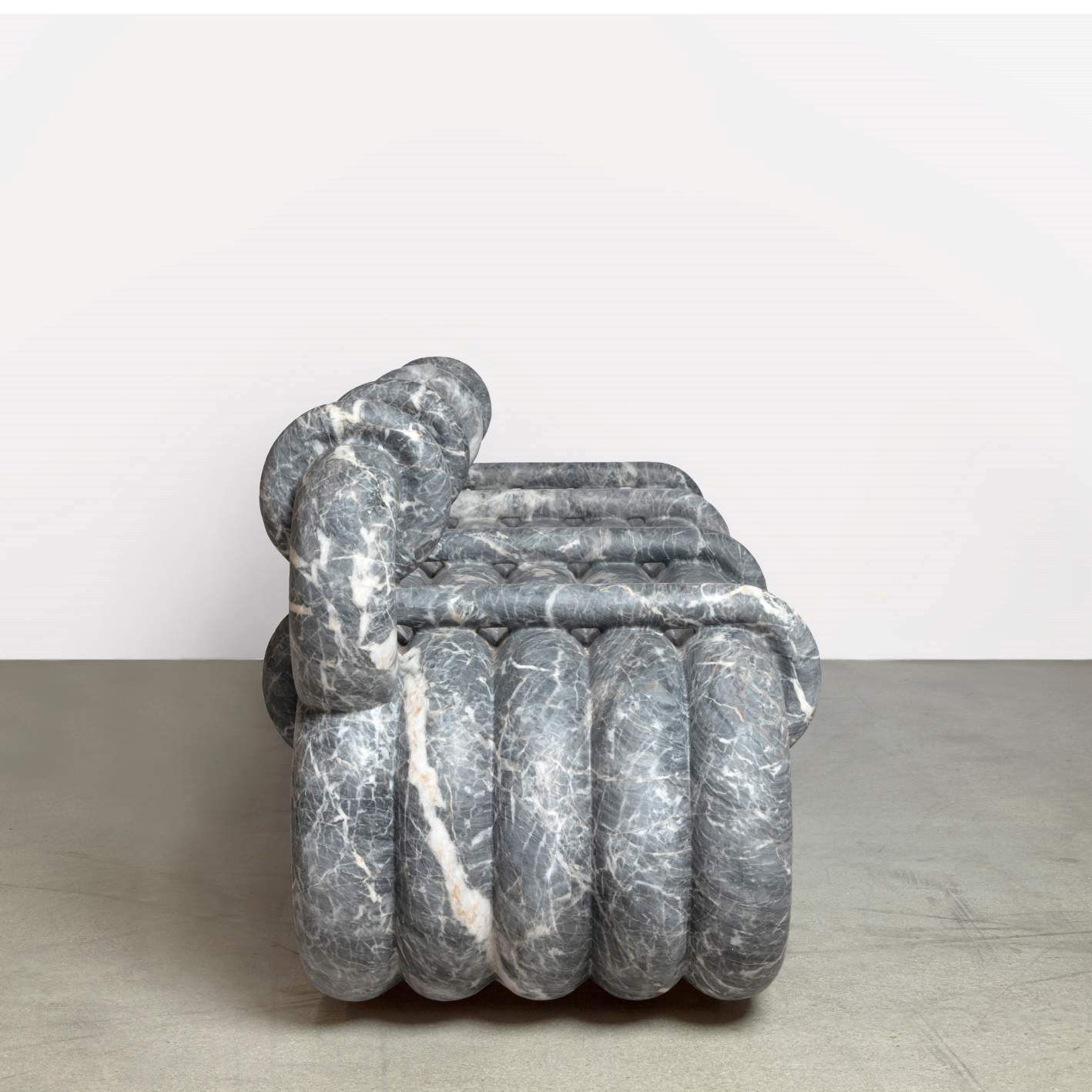 3-местный мраморный диван Kelly Wearstler Nudo ARCH-00131405 - Вид №1