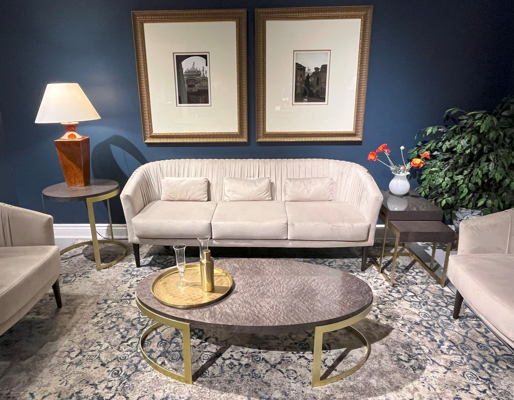 Стеклянный овальный журнальный столик Hurtado Evolution ARCH-00102036 - Вид №1