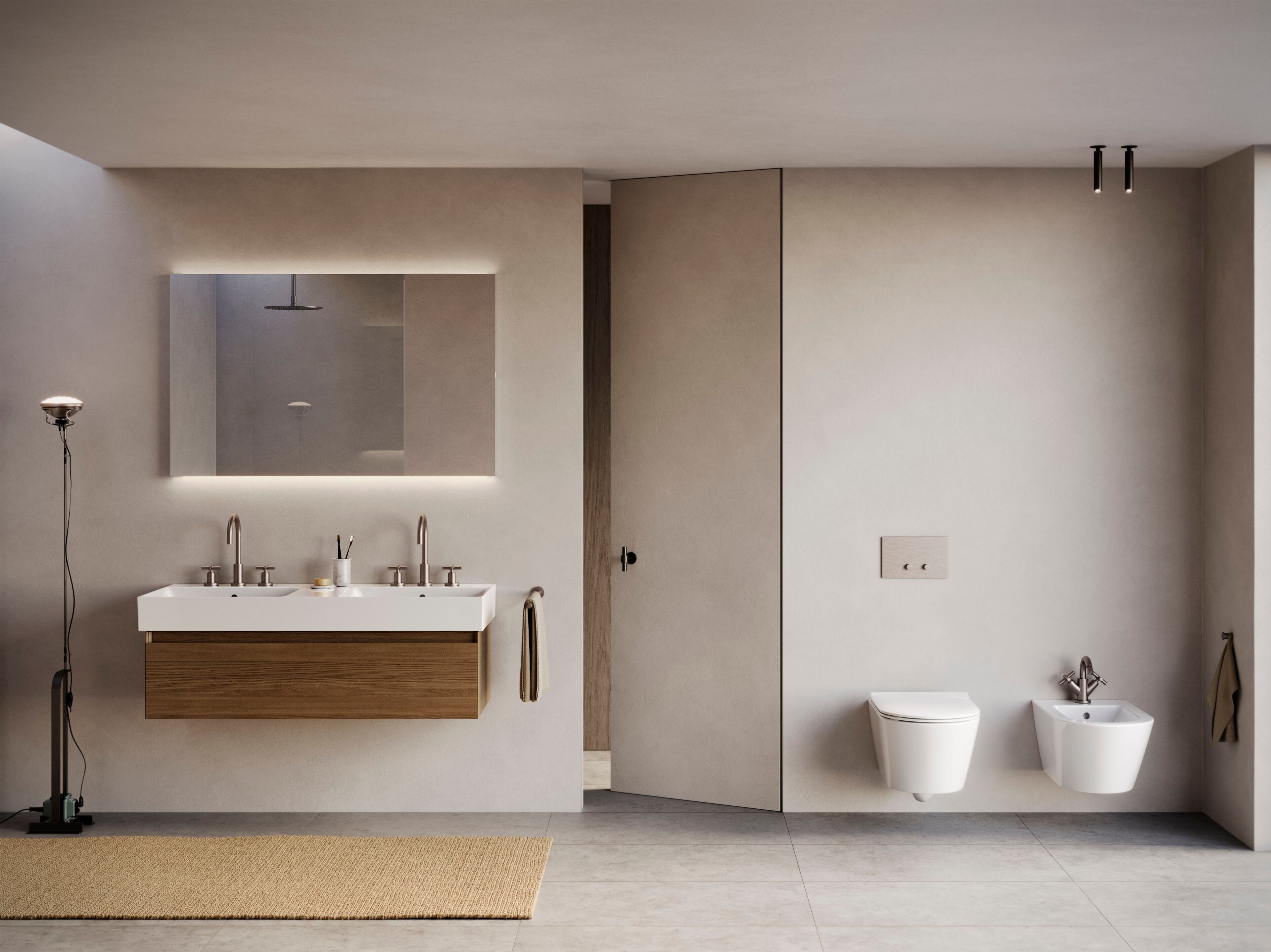 Прямоугольная двойная раковина CERAMICA CATALANO премиум ARCH-00054050 - Вид №2