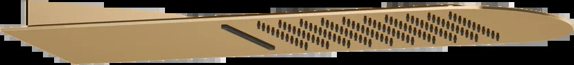 Насадка для душа 33053 735 Gessi Tremillimetri ТЕПЛАЯ БРОНЗА PVD