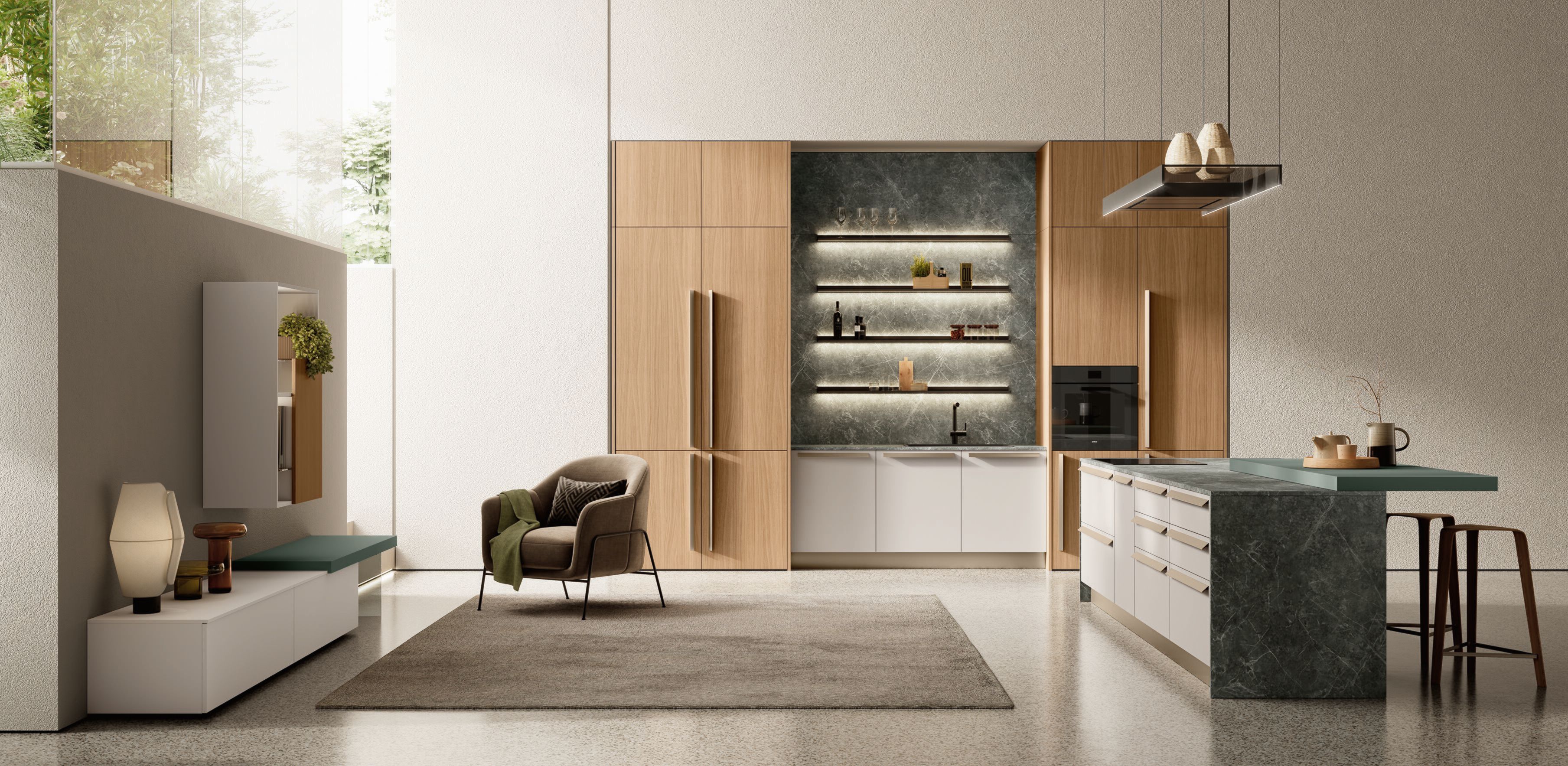 Встроенная кухня Febal Casa Modula ARCH-00033216 - Вид №41