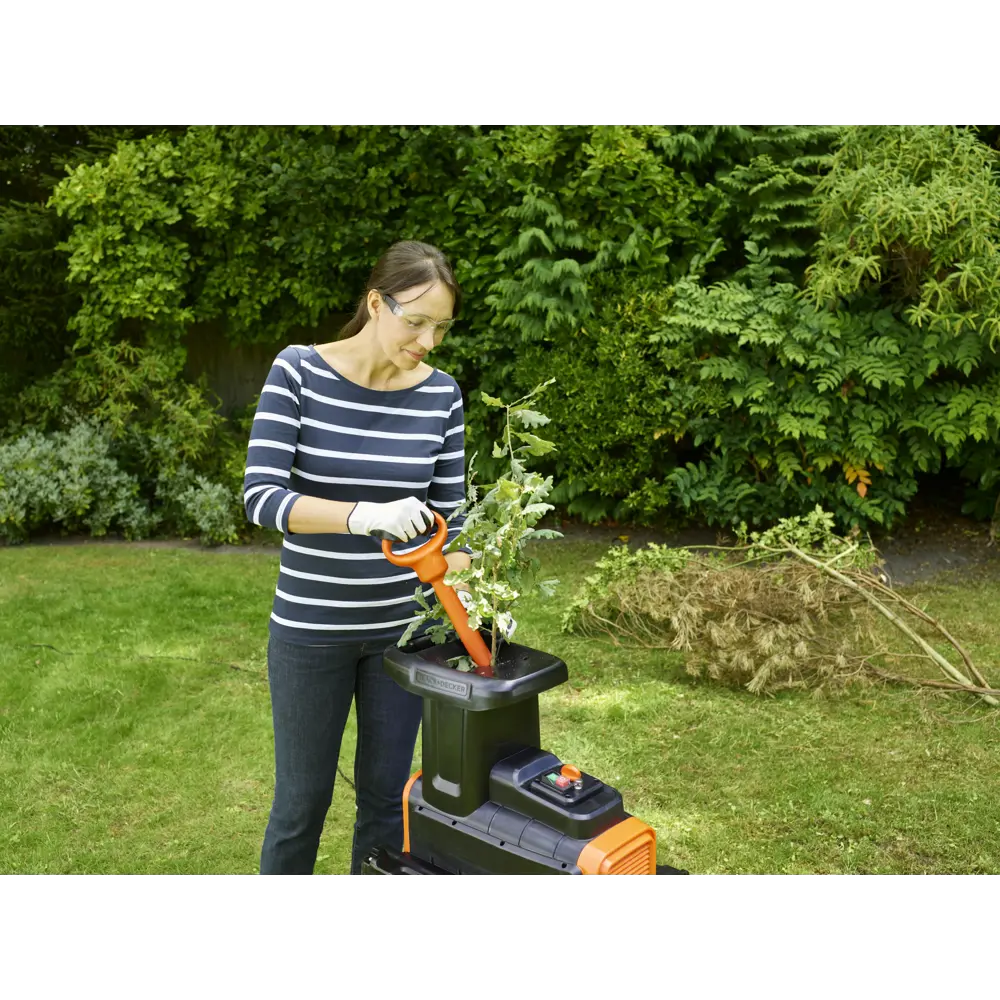 Измельчитель садовый электрический Black&Decker BEGAS5800-QS 2800 Вт BLACK + DECKER STLM-2060624 - Вид №7