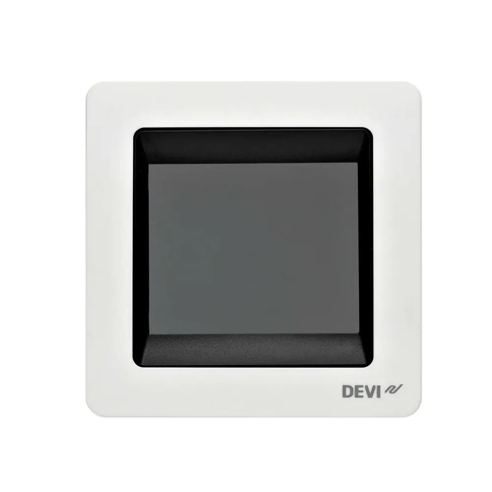 Терморегулятор для теплого пола Devireg Touch электронный программируемый цвет белый 14327750 STLM-2115557 