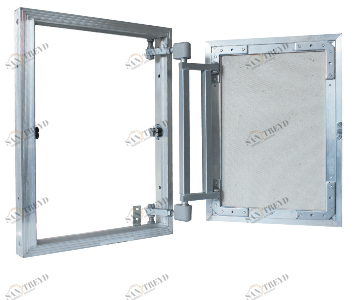 Алюминиевый люк под плитку серии ALR (100/40) Santreyd ALR/100/40