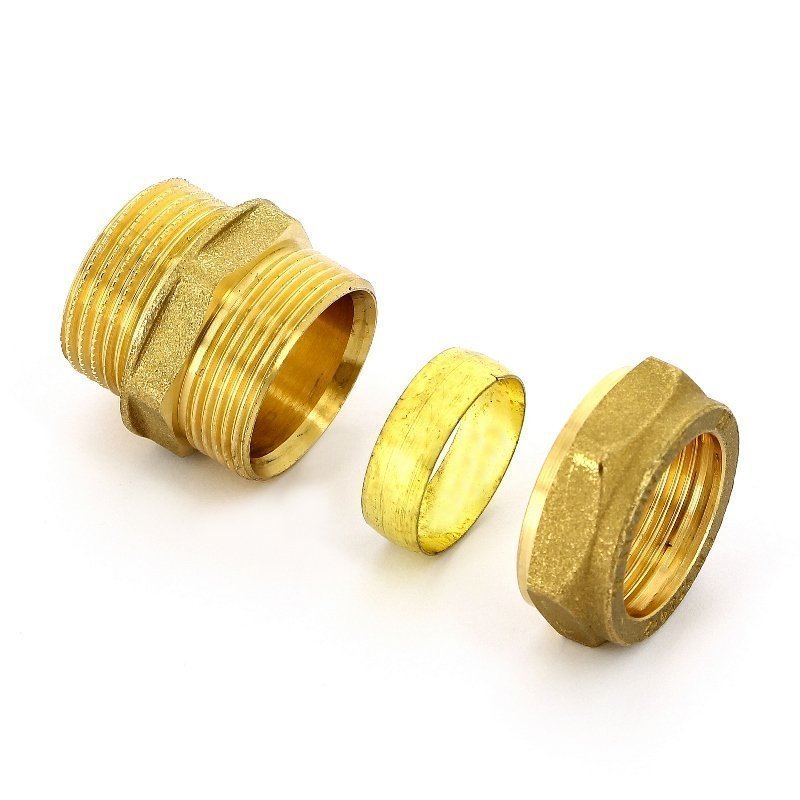 Муфта НР 18 x 3/4" обжим TIEMME 1100011 - Вид №1